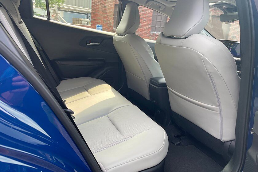 toyota prius interior rear seats